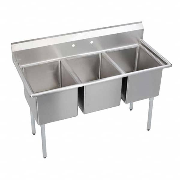 ELKAY - Stainless Steel Sinks Type: Scullery Sink Outside Length: 57 (Inch) - Americas Tooling