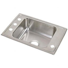 ELKAY - Stainless Steel Sinks Type: Drop In Sink Outside Length: 25 (Inch) - Americas Tooling