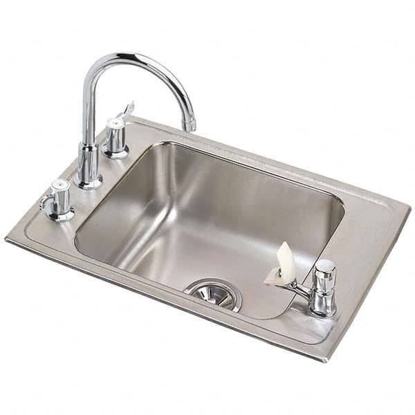 ELKAY - Stainless Steel Sinks Type: Drop In Sink Outside Length: 25 (Inch) - Americas Tooling