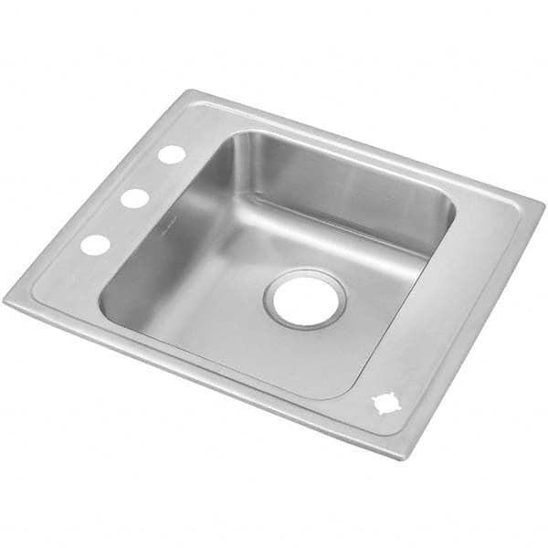 ELKAY - Stainless Steel Sinks Type: Drop In Sink Outside Length: 25 (Inch) - Americas Tooling