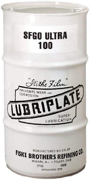 Lubriplate - 16 Gal Drum, ISO 100, SAE 40, Air Compressor Oil - 7°F to 385°, 556 Viscosity (SUS) at 100°F, 77 Viscosity (SUS) at 210°F - Americas Tooling