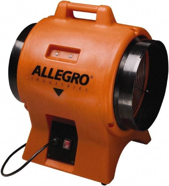 Allegro - 12" Inlet, Electric AC Axial Blower - 1 hp, 2,180 CFM (Free Air), 230 Max Voltage Rating - Americas Tooling