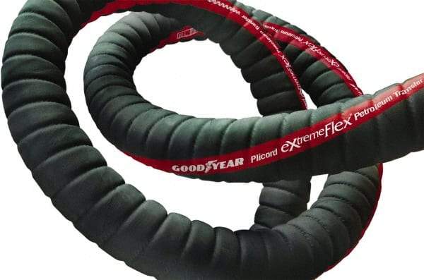 Continental ContiTech - 3" ID x 3-1/2" OD, 100' OAL, Pex Petroleum Transfer Hose - 200 Max Working psi, -40 to 200°F, 3" Bend Radius, Black - Americas Tooling