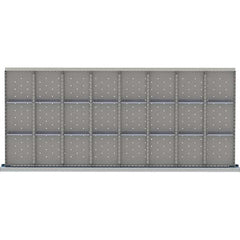 LISTA - 24-Compartment Drawer Divider Layout for 3.15" High Drawers - Americas Tooling