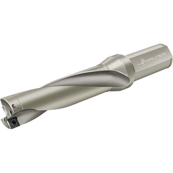 Walter - 188mm Max Drill Depth, 4xD, 47mm Diam, Indexable Insert Drill - 2 Inserts, 40mm Shank Diam, Flange Shank - Americas Tooling