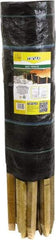 Tenax - 100' Long" x 24" High Silt Fence - Black Woven Polypropylene, For Erosion Control - Americas Tooling