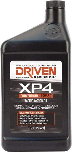 Joe Gibbs Driven Racing Oil - 1 Quart Conventional Racing Oil - Grade 15W-50 - Americas Tooling