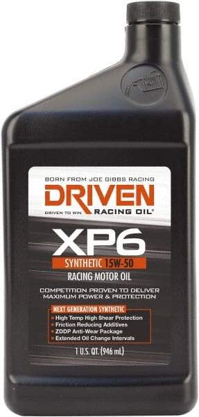 Joe Gibbs Driven Racing Oil - 1 Quart Synthetic Racing Oil - Grade 15W-50 - Americas Tooling