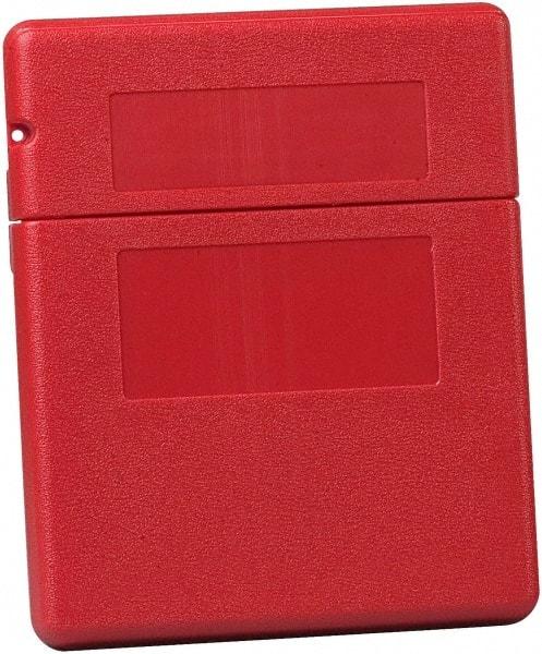 Justrite - 1 Piece Red Document Holders-Certificate/Document - 12-1/2" High x 10-1/4" Wide - Americas Tooling