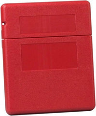 Justrite - 1 Piece Red Document Holders-Certificate/Document - 12-1/2" High x 10-1/4" Wide - Americas Tooling