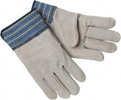 MCR Safety - Size M General Protection Work Gloves - For Work & Driver, Uncoated, Safety Cuff, Pearl, Ambidextrous - Americas Tooling