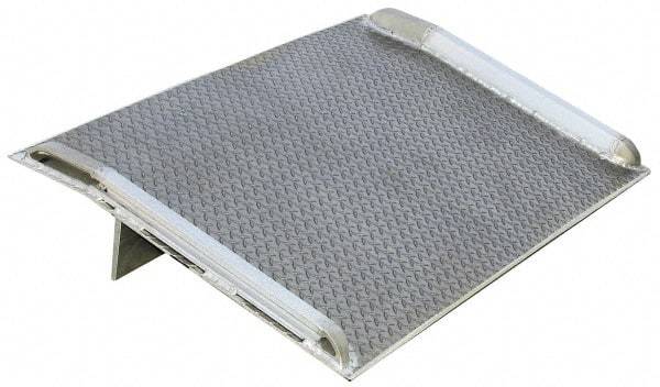 Vestil - 5,000 Lb Aluminum Dock Board - 72" Long x 72" Wide x 12" High - Americas Tooling