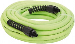 Legacy - 3/8" ID x 0.61" OD 25' Long Multipurpose Air Hose - MNPT x MNPT Ends, 300 Working psi, 150°, 1/4" Fitting, Green - Americas Tooling