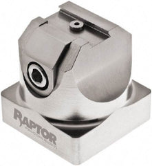 Raptor Workholding - 3/4" Jaw Width, 2-1/8" High x 2.07" Long x 2.07" Wide Dovetail Vise - For Use with 4 & 5 Axis Workholding Systems - Americas Tooling