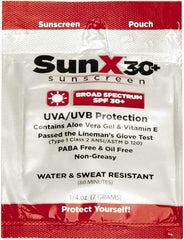 North - 0.25 oz Packet Sunscreen - SPF 30, 300 Packets - Americas Tooling