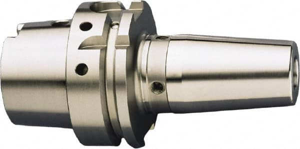 HAIMER - 10mm Hole Diam, HSK40A Taper Shank Shrink Fit Tool Holder & Adapter - 80mm Projection, 24mm Nose Diam, 42mm Clamping Depth, 25,000 RPM - Exact Industrial Supply