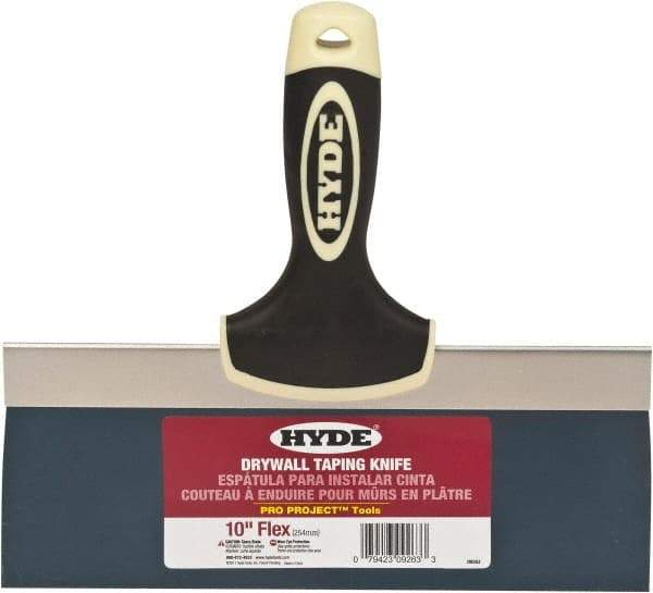 Hyde Tools - 10" Wide Flexible Blade Steel Joint Knife - Flexible - Americas Tooling