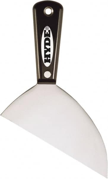 Hyde Tools - 6" Wide Point Edge Blade Steel Joint Knife - Stiff, Nylon Handle - Americas Tooling