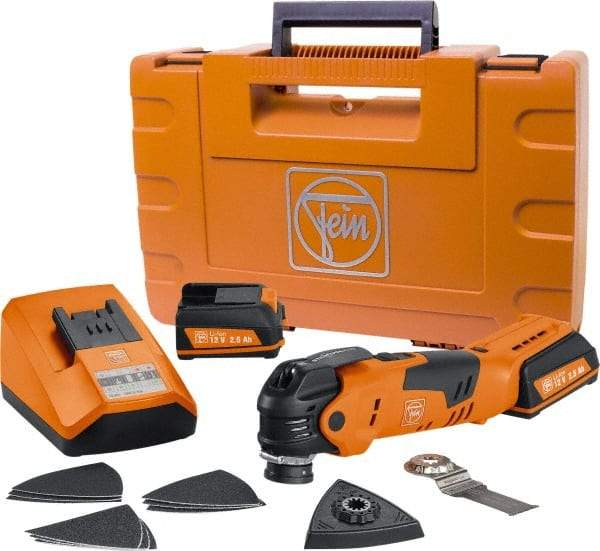 Fein - 12 Volt Cordless Multi-Tool Kit - 11,000 to 18,000 RPM - Americas Tooling