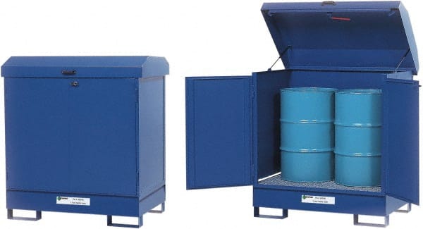 Enpac - Drum Storage Units & Lockers Type: Locker Number of Drums: 2 - Americas Tooling