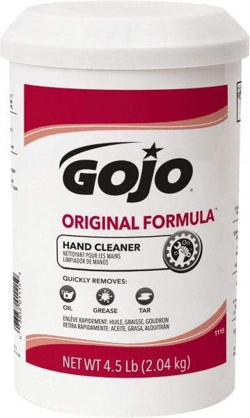 GOJO - 4.5 Lb Dispenser Refill Cream Waterless Hand Cleaner - White, Fragrance Free Scent - Americas Tooling