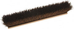 O-Cedar - 24" Rough Surface Palmyra Push Broom - 4" Bristle Length, Wood Block, Threaded Handle Connection, Handle Sold Separately - Americas Tooling