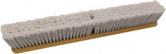 O-Cedar - 24" Fine Particle Synthetic Push Broom - 3" Bristle Length, Foam Block, Threaded Handle Connection, Handle Sold Separately - Americas Tooling