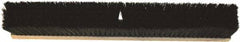 O-Cedar - 24" Medium Duty Polypropylene Push Broom - 3" Bristle Length, Wood Block, Threaded Handle Connection, Handle Sold Separately - Americas Tooling