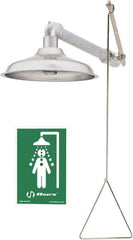 Haws - Plumbed Drench Showers Mount: Horizontal Shower Head Material: Stainless Steel - Americas Tooling