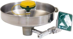 Haws - 14-3/4" Wide x 7" High, Wall Mount, Stainless Steel Bowl, Eye & Face Wash Station - 30 to 90 psi Flow, 3.7 GPM Flow Rate - Americas Tooling