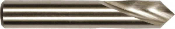 Magafor - 3/16" Body Diam, 90°, 1-3/8" OAL, High Speed Steel Spotting Drill - Americas Tooling