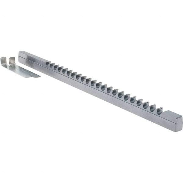 Dumont Minute Man - 8mm Keyway Width, Style C, Keyway Broach - High Speed Steel, TiAlN Finish, 3/8" Broach Body Width, 25/64" to 2-1/2" LOC, 11" OAL - Americas Tooling