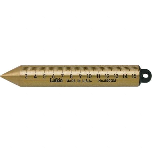 Lufkin - Plumb Bobs Weight (oz.): 20.00 Material: Brass - Americas Tooling