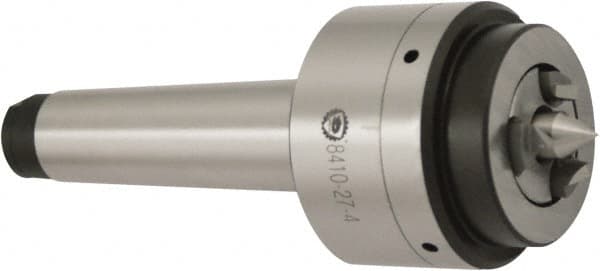 Bison - 4MT Mount, 2.25 to 1.97" Clamping Diam, Centered Pin Face Driver - 1.181" Min Turning Diam, Hydraulic Face Driver Actuation - Americas Tooling