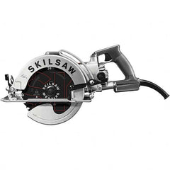 Skilsaw - 15 Amps, 8-1/4" Blade Diam, 4,700 RPM, Electric Circular Saw - 120 Volts, 8' Cord Length, 7/8" Arbor Hole, Left Blade - Americas Tooling