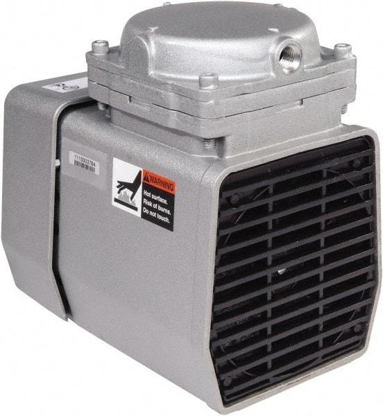 Gast - Diaphragm-Type Vacuum Pumps Horsepower: 1/8 Cubic Feet per Minute: 1.60 - Americas Tooling