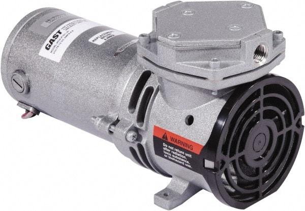 Gast - Diaphragm-Type Vacuum Pumps Horsepower: 1/8 Cubic Feet per Minute: 0.70 - Americas Tooling