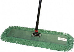 O-Cedar - 60" Long x 24" Wide Cotton & Metal Dust Mop Kit - White, Green & Black, Snap-On - Americas Tooling