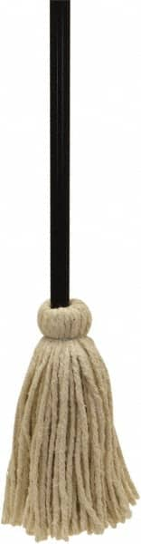 O-Cedar - White Deck Mop - 12" Long x 3-1/2" Wide Head, 48" Long Handle, Cotton Head - Americas Tooling