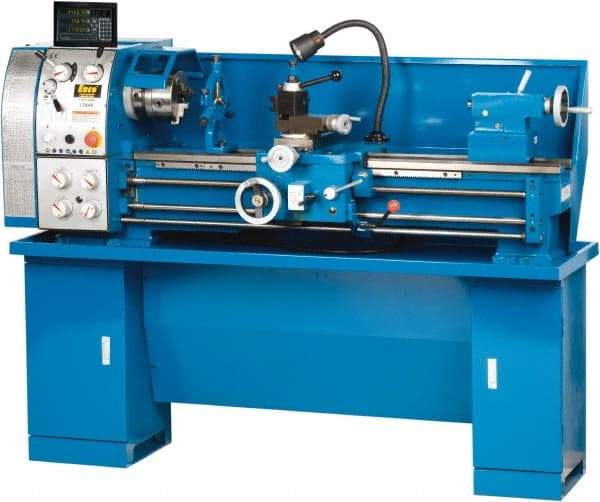 Enco - 13" Swing, 40" Between Centers, 220 Volt, Single Phase Bench Lathe - 5MT Taper, 1-1/2 hp, 65 to 1,810 RPM, 1-1/2" Bore Diam, 750mm Deep x 580mm High x 1,676mm Long - Americas Tooling