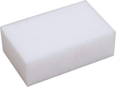 O-Cedar - 4-1/2" Long x 2-3/4" Wide x 1-1/2" Thick Eraser - Light-Duty, White - Americas Tooling