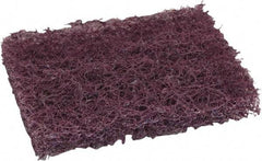 O-Cedar - 6" Long x 3-1/2" Wide x 7/8" Thick Scouring Pad - Heavy-Duty, Purple - Americas Tooling