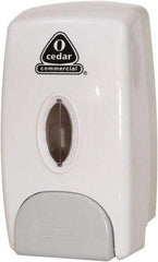 O-Cedar - 34 oz Liquid Hand Sanitizer Dispenser - Plastic, Wall Mounted, White - Americas Tooling