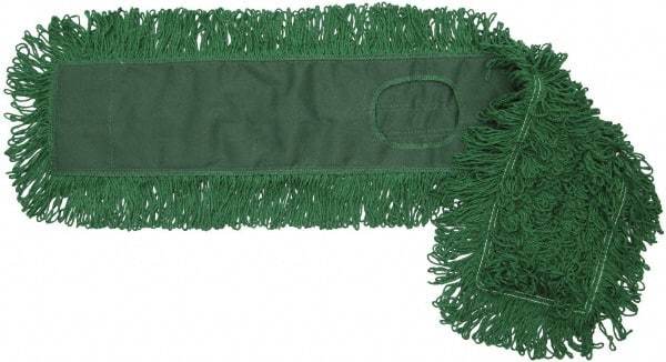 O-Cedar - 60" Long x 5" Wide Cotton Dust Mop Head - Slip-On/Slip-Through Backing, Launderable - Americas Tooling