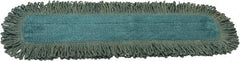 O-Cedar - 18" Long x 5" Wide Microfiber Dust Mop Pad - Hook & Loop, Launderable - Americas Tooling