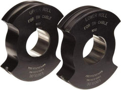 Loos & Co. - 5/16" Straight Shank Terminal Roll Crimping Die - Metal/Black - Americas Tooling