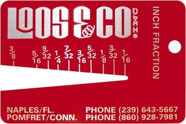 Loos & Co. - 1/16 to 3/8 Inch Range, Wire and Sheet Metal Gage - Use with Any Cable - Americas Tooling