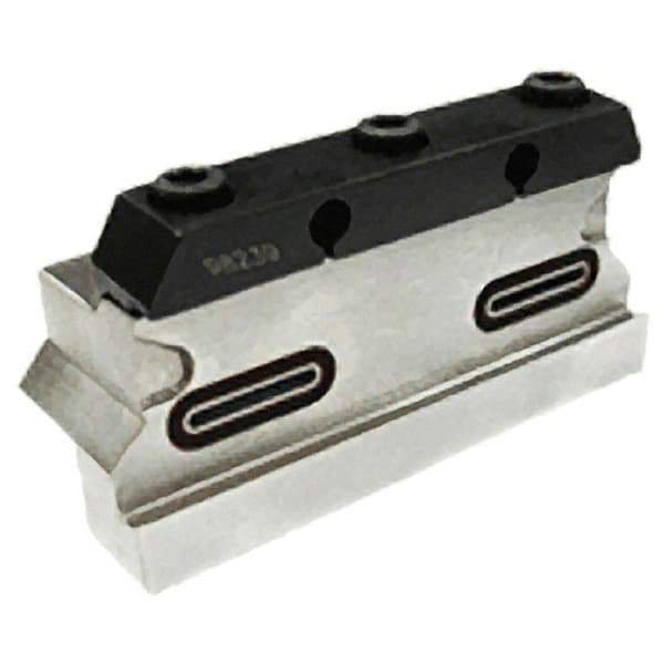 Iscar - Tool Block Style TGTBU, 1.02" Blade Height, 4.33" OAL, 1.95"& OAH, Indexable Cutoff Blade Tool Block - 1" Shank Height, 1.028" Shank Width, Through Coolant, Series JetHPLine - Americas Tooling