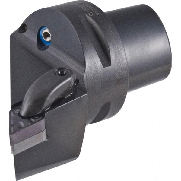 Iscar - Right Hand Cut, Size C6, DN.. Insert Compatiblity, External Modular Turning & Profiling Cutting Unit Head - 45mm Ctr to Cutting Edge, 65mm Head Length, Through Coolant, Series Isoturn - Americas Tooling