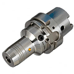 Iscar - HSK63A Taper Shank, 5/8" Hole Diam, Hydraulic Tool Holder/Chuck - 1.339" Nose Diam, 3.543" Projection, 15,000 RPM, Through Coolant - Exact Industrial Supply